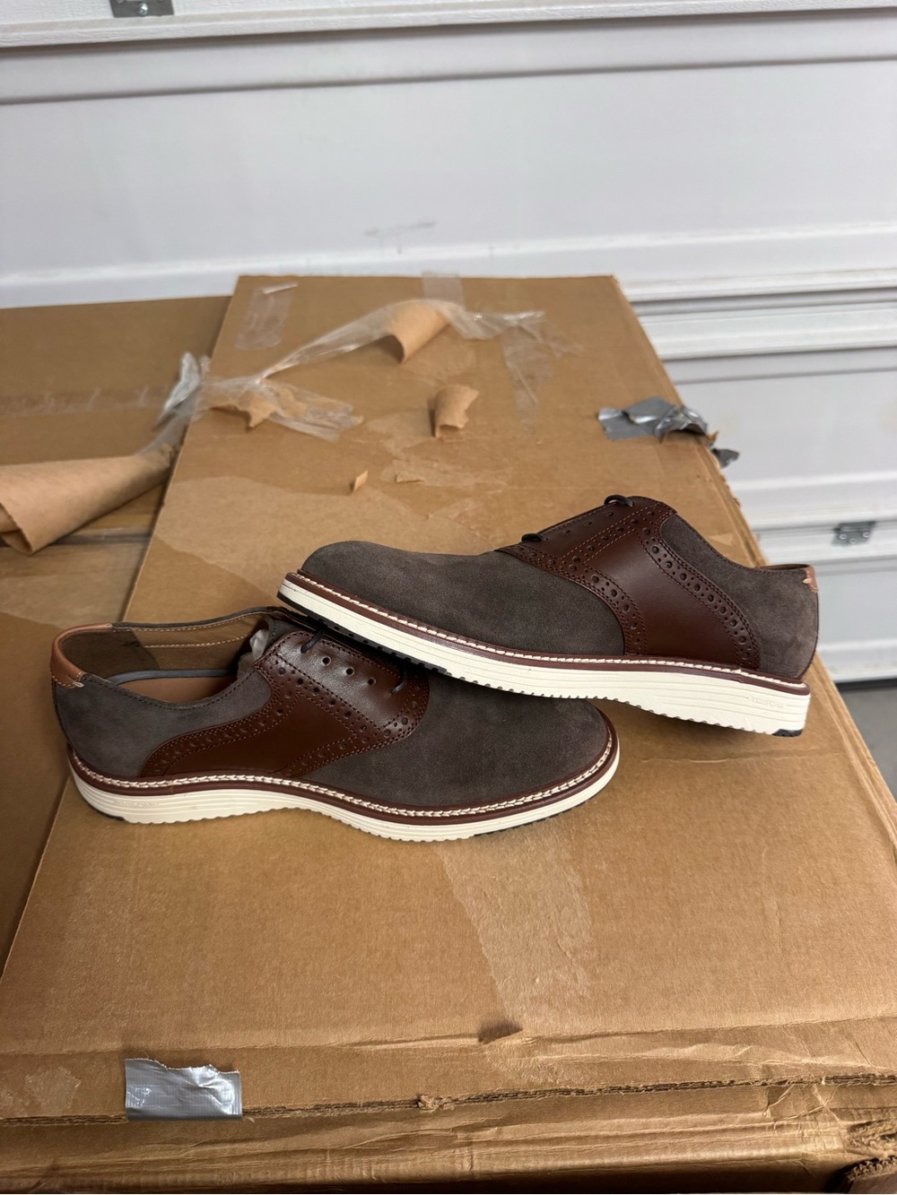 Johnston & Murphy Men's Hodges Saddle Lace-Up Oxford 10M New - Picture 7 of 9